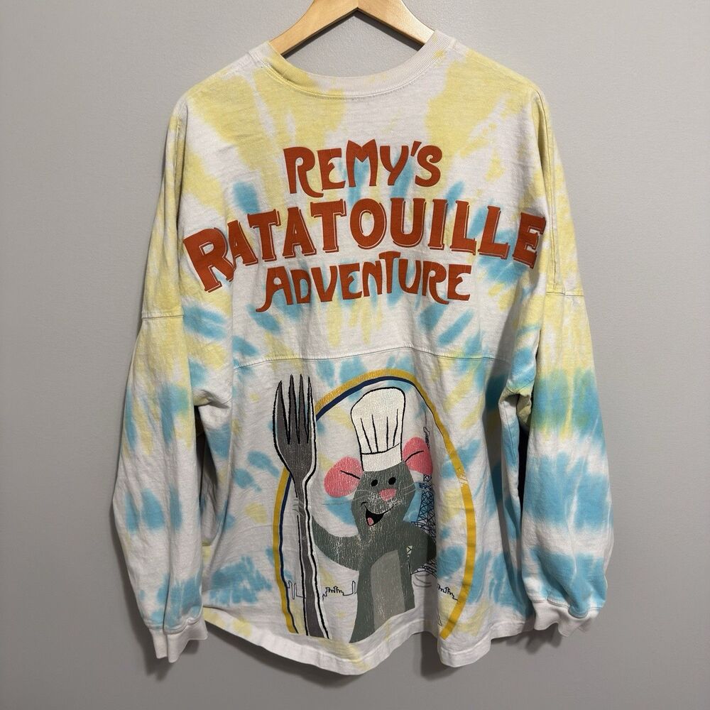 Disney Parks Remy's Ratatouille Adventure Tie-Dye Spirit Jersey Adult XL